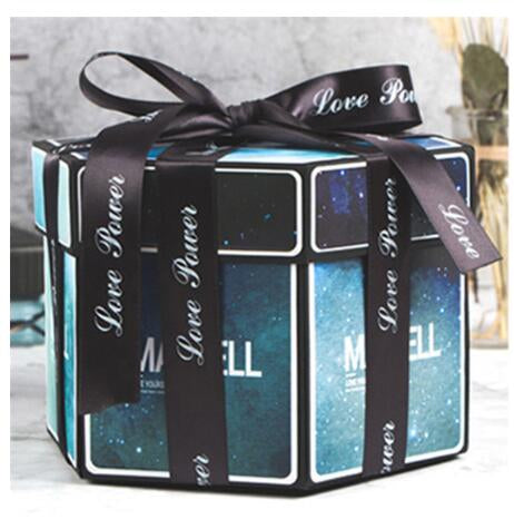 Surprise Explosion Box DIY Handmade Scrapbook Photo Album Gift Box For Valentine Gift