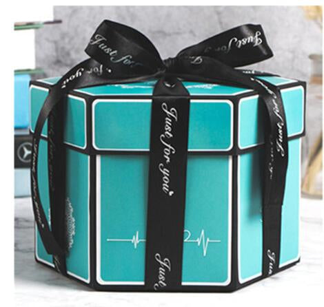 Surprise Explosion Box DIY Handmade Scrapbook Photo Album Gift Box For Valentine Gift