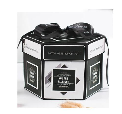 Surprise Explosion Box DIY Handmade Scrapbook Photo Album Gift Box For Valentine Gift