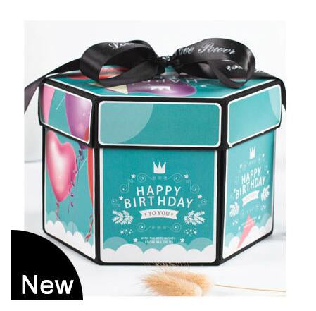 Surprise Explosion Box DIY Handmade Scrapbook Photo Album Gift Box For Valentine Gift